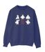 Disney Sweatshirt Big Hero 6 Baymax Many Poses Femme/Femme (Bleu marine) - UTBI11563-1
