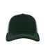 Casquette trucker rapper vert bouteille / blanc Atlantis-3