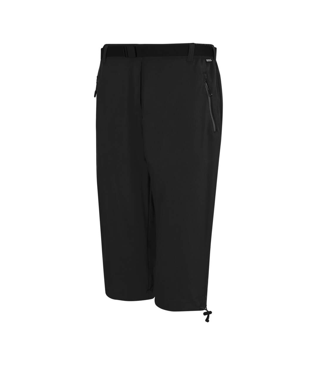Pantacourt Extensible À Taille Semi-élastiquée Xert Femme Noir Regatta-4