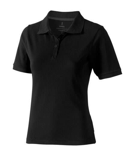 Elevate Calgary Short Sleeve Ladies Polo (Solid Black) - UTPF1817