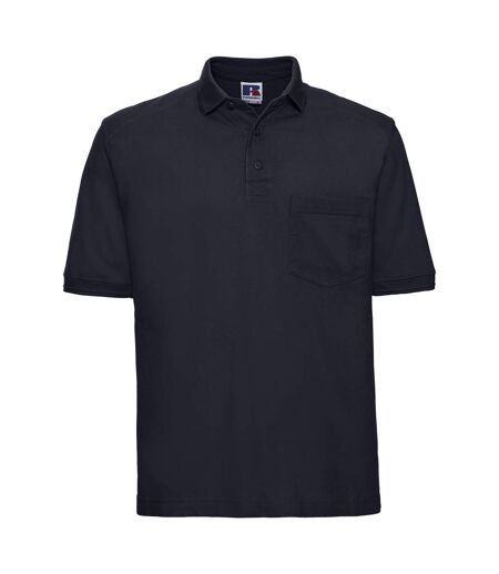 Polo À Manches Courtes Homme Bleu Marine Russel Workwear