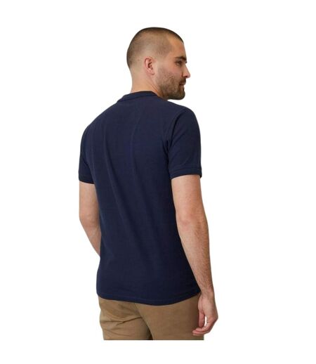 Polo Manches Courtes Malbork Homme Bleu Marine Threadbare