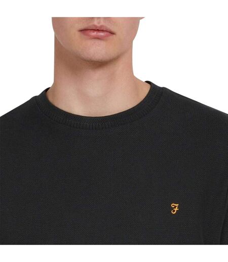 T-shirt Fairweather Homme Noir Farah