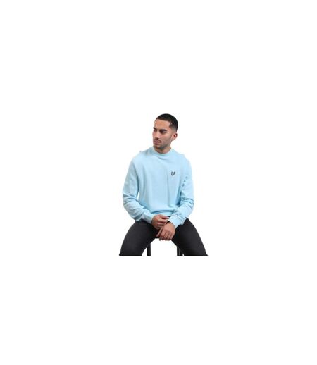 Mens Natural Dyed Crew Neck Sweatshirt Blue Lyle & Scott