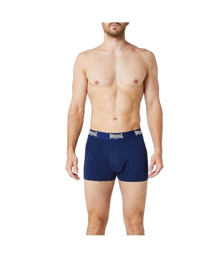 Pack Of 2  Mens Boxer Shorts  Navy Lonsdale