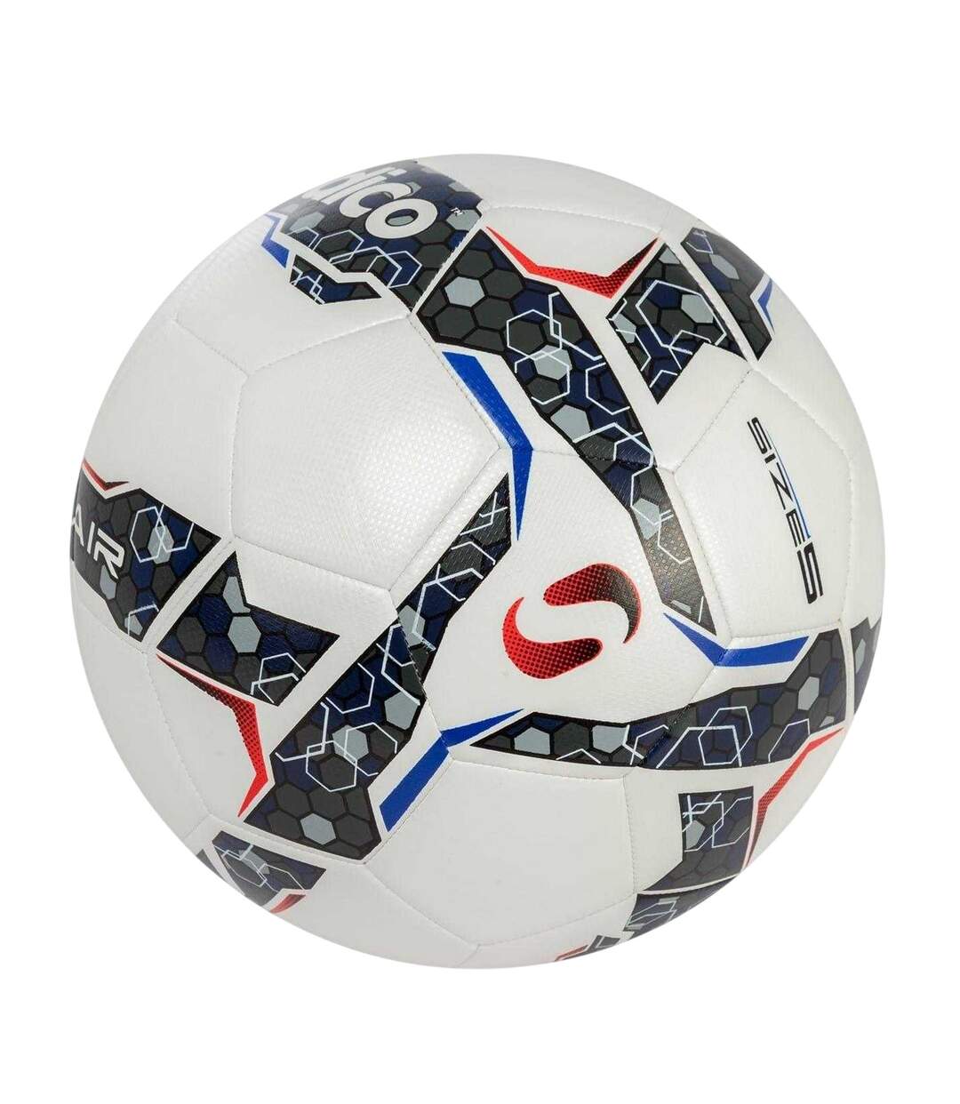 Ballon De Foot Flair Taille 5 Blanc Noir Sondico-2