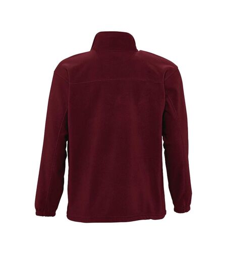 Veste Polaire North Homme Bordeaux SOLS