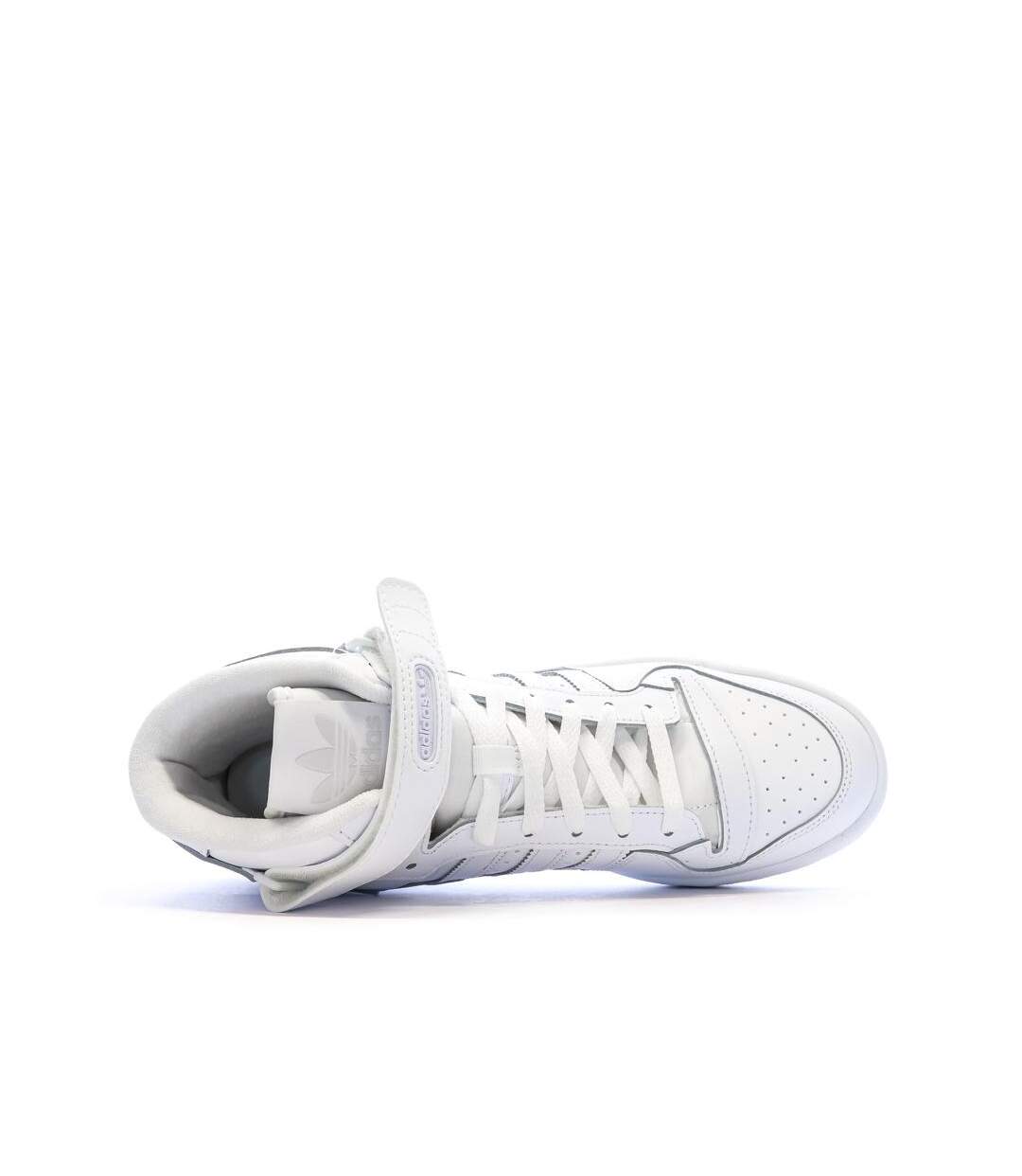 Baskets blanches homme adidas forum mid-4