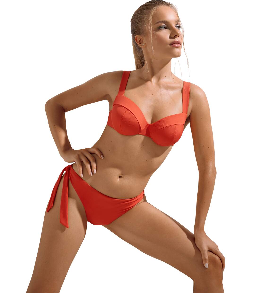 Bas maillot slip de bain à nouette amovible Normandie Lisca-4