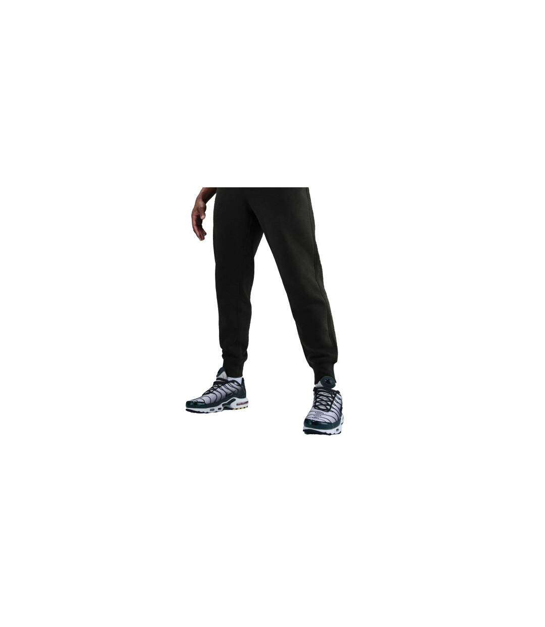Mens Sportswear Club Fleece Jogging Bottoms Sequoia Red White Nike-1