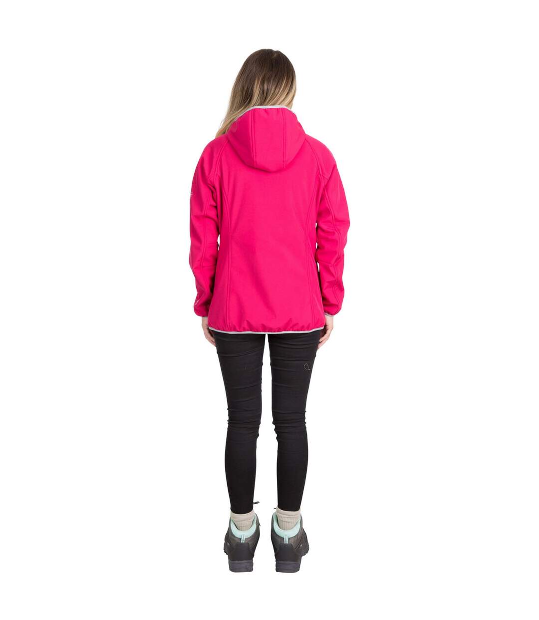 Veste softshell et polaire emery femme rose Trespass-4