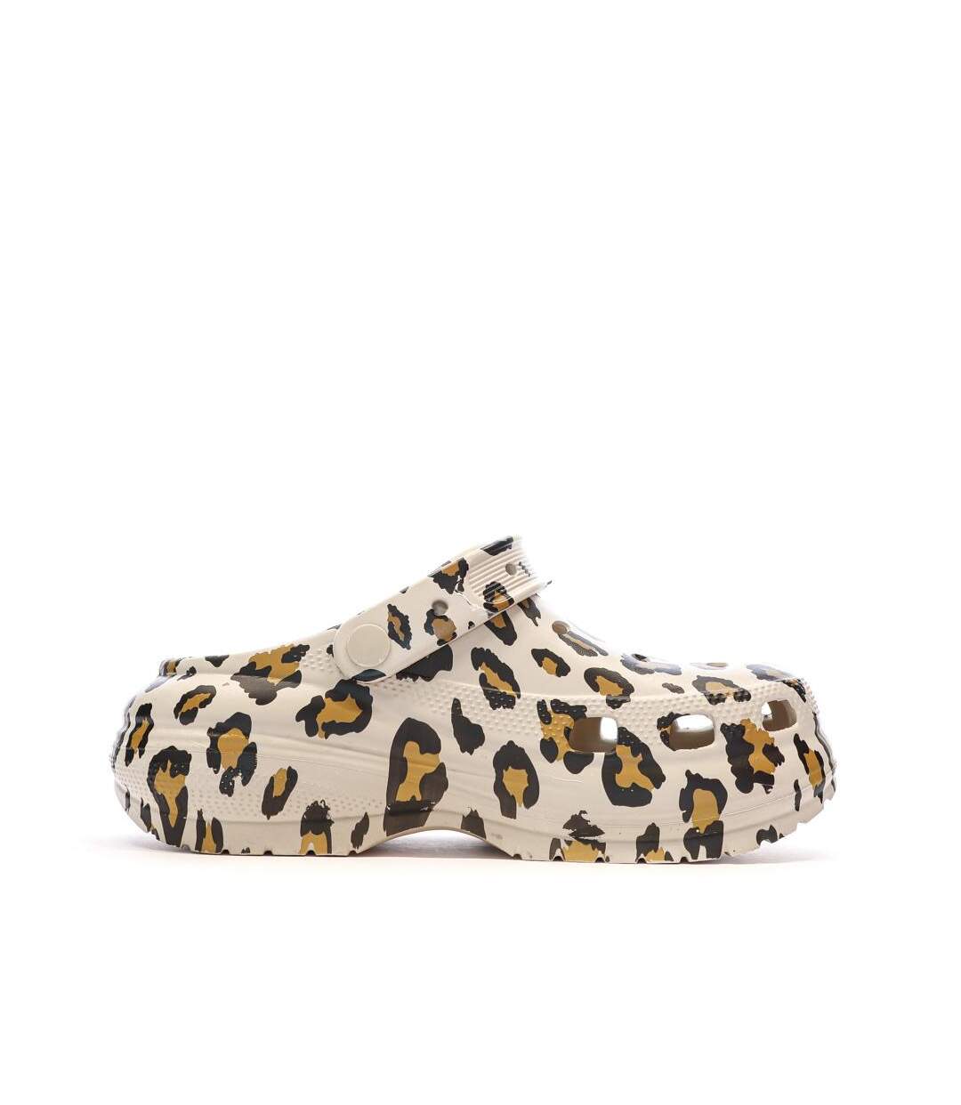 Sabots à plateforme beige à motifs femme xti 143888-2