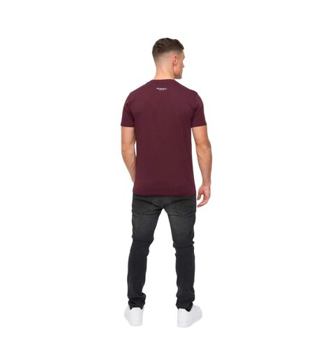 Mens Jamstate T-shirt Rum Raisin Crosshatch