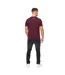 Mens Jamstate T-shirt Rum Raisin Crosshatch-3