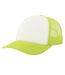 Casquette Trucker Motif/style 5 Panneaux Rapper-s Adulte Blanc Jaune Fluo Atlantis-1