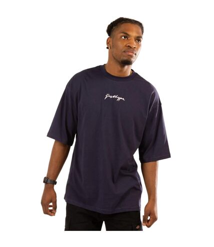 Hype Mens Scribble Oversized T-Shirt (Navy)