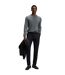 Mens Leno-p Jumper Medium Grey Hugo Boss-1