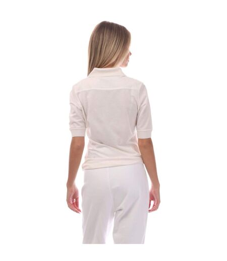 Womens/ladies Esoles1 Half-sleeved Top White Hugo Boss