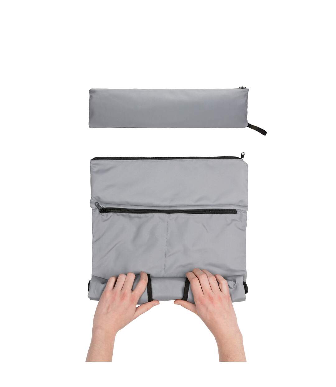 Dillon foldable rpet lightweight 20l backpack one size grey XD Collection-3