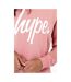 Hype Womens/Ladies Script Crewneck (Pink/White) - UTHY492