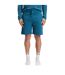 Mens Relaxed Fit Pyjama Shorts Blue Boss-4