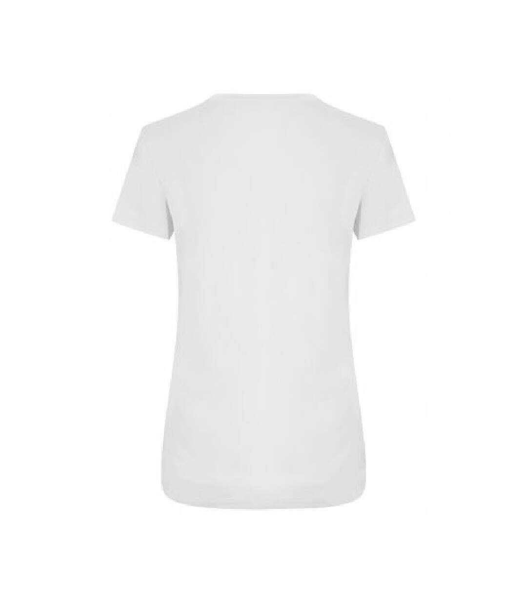 T-shirt ambaro femme blanc Ecologie-2