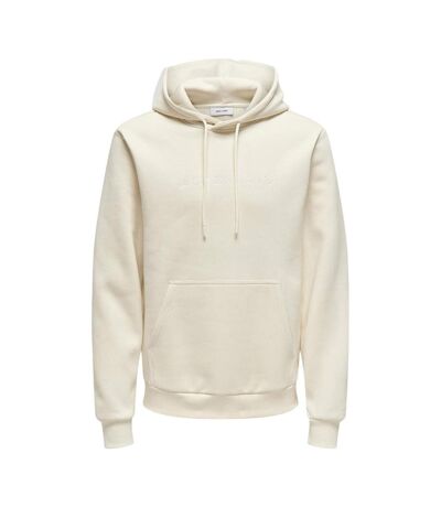 Sweat à capuche ecru homme only & sons connor - l