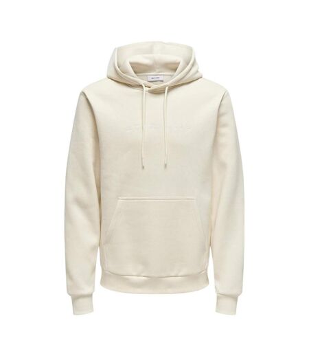Sweat à capuche ecru homme only & sons connor - l