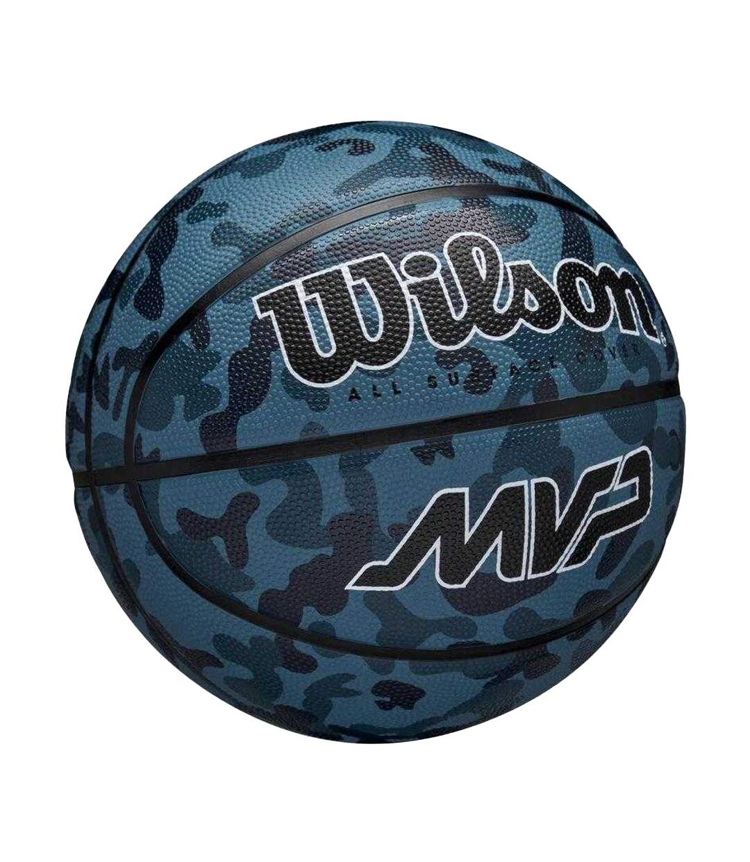 Ballon De Basket Motif/style Camouflage Mvp Taille 7 Bleu Marine Wilson-3