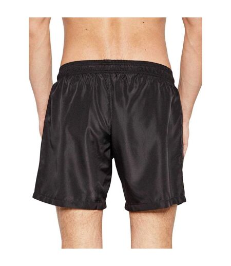 Short De Bain Motif/style Logo Homme Noir Plein Sport