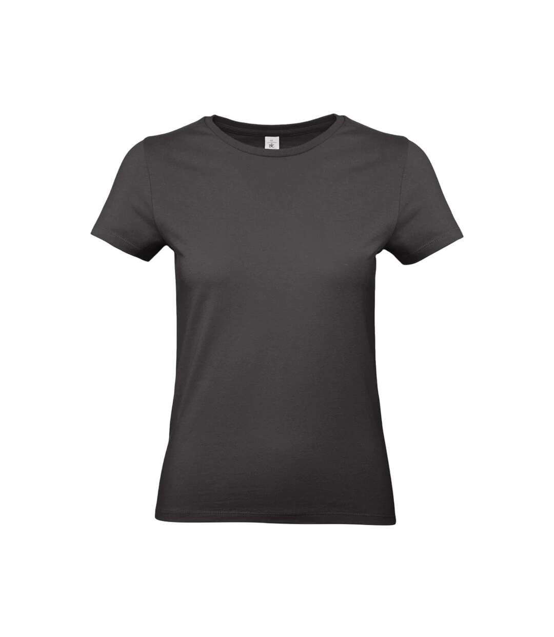 Womens/ladies e190 t-shirt used black B&C-1