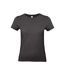 Womens/ladies e190 t-shirt used black B&C-1