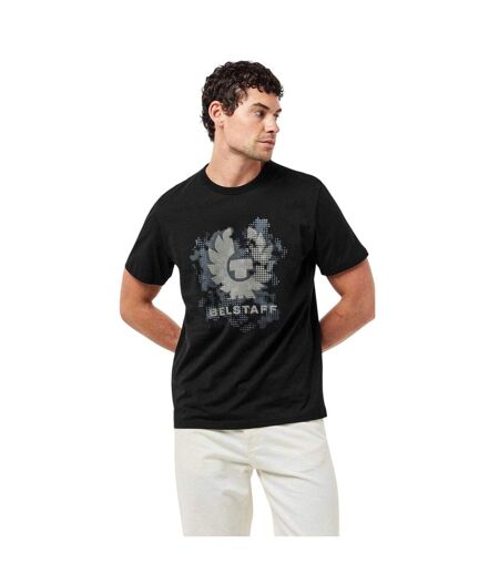 T-shirt Manches Courtes Motif/style Phéonix Homme Noir Belstaff