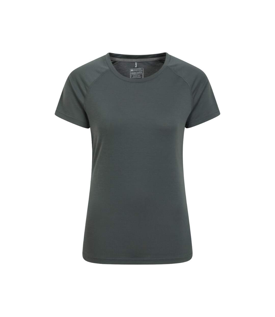 Womens/ladies Quick Dry T-shirt Khaki Green Mountain Warehouse-1