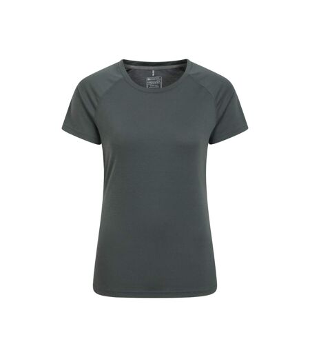 Womens/ladies Quick Dry T-shirt Khaki Green Mountain Warehouse