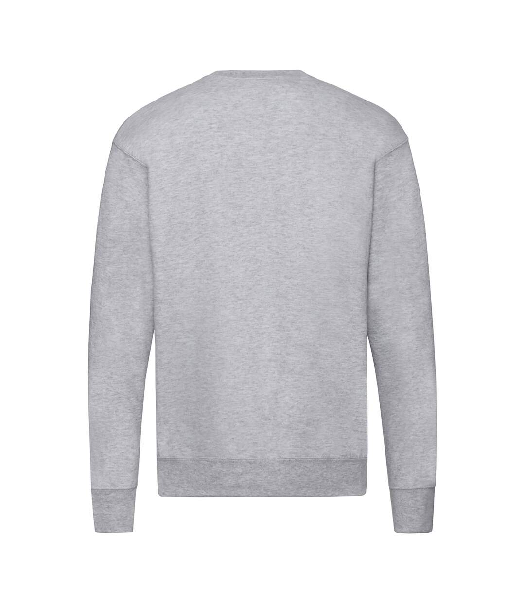 Sweat Manches Cousues Adulte Gris Chiné Fruit Of The Loom-2