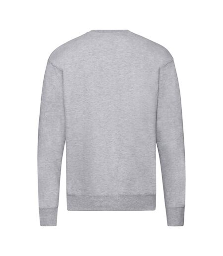 Sweat Manches Cousues Adulte Gris Chiné Fruit Of The Loom