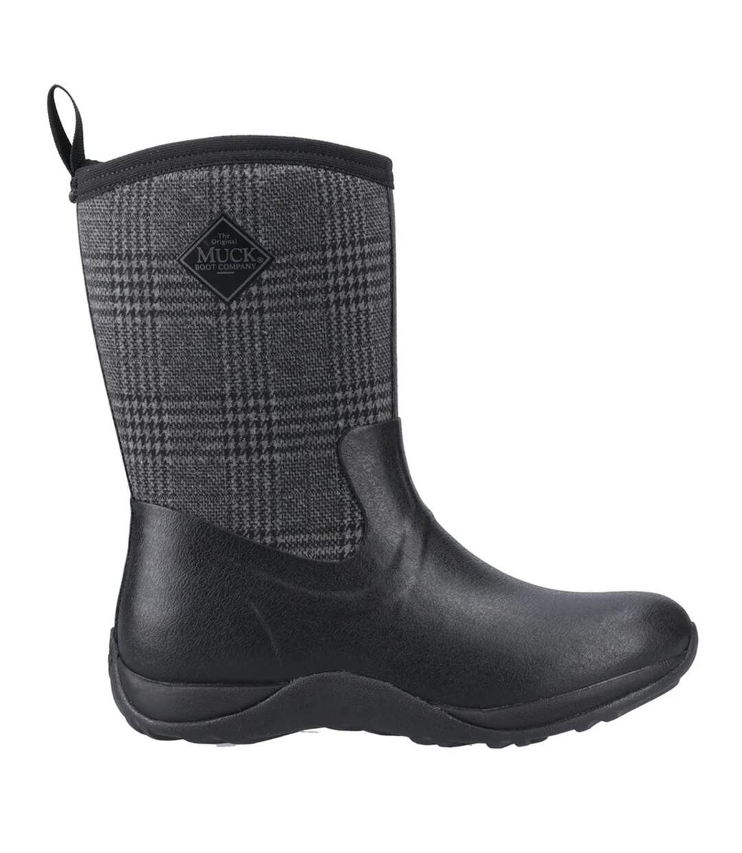 Womens/ladies Arctic Weekend Pull-on Wellington Boots Black Muck Boots-4