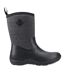 Womens/ladies Arctic Weekend Pull-on Wellington Boots Black Muck Boots-4