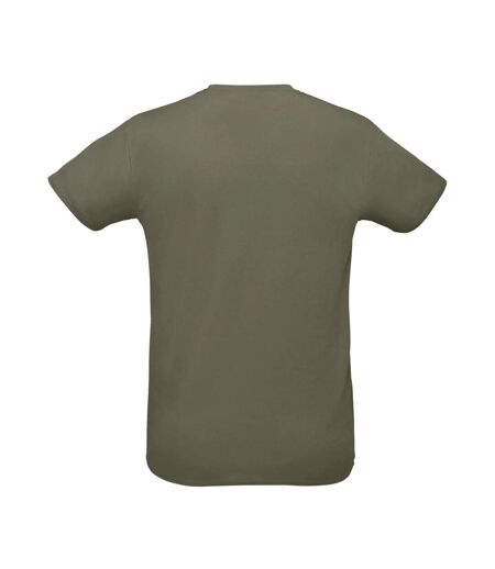 T-shirt Sprint Adulte Vert Militaire SOLS