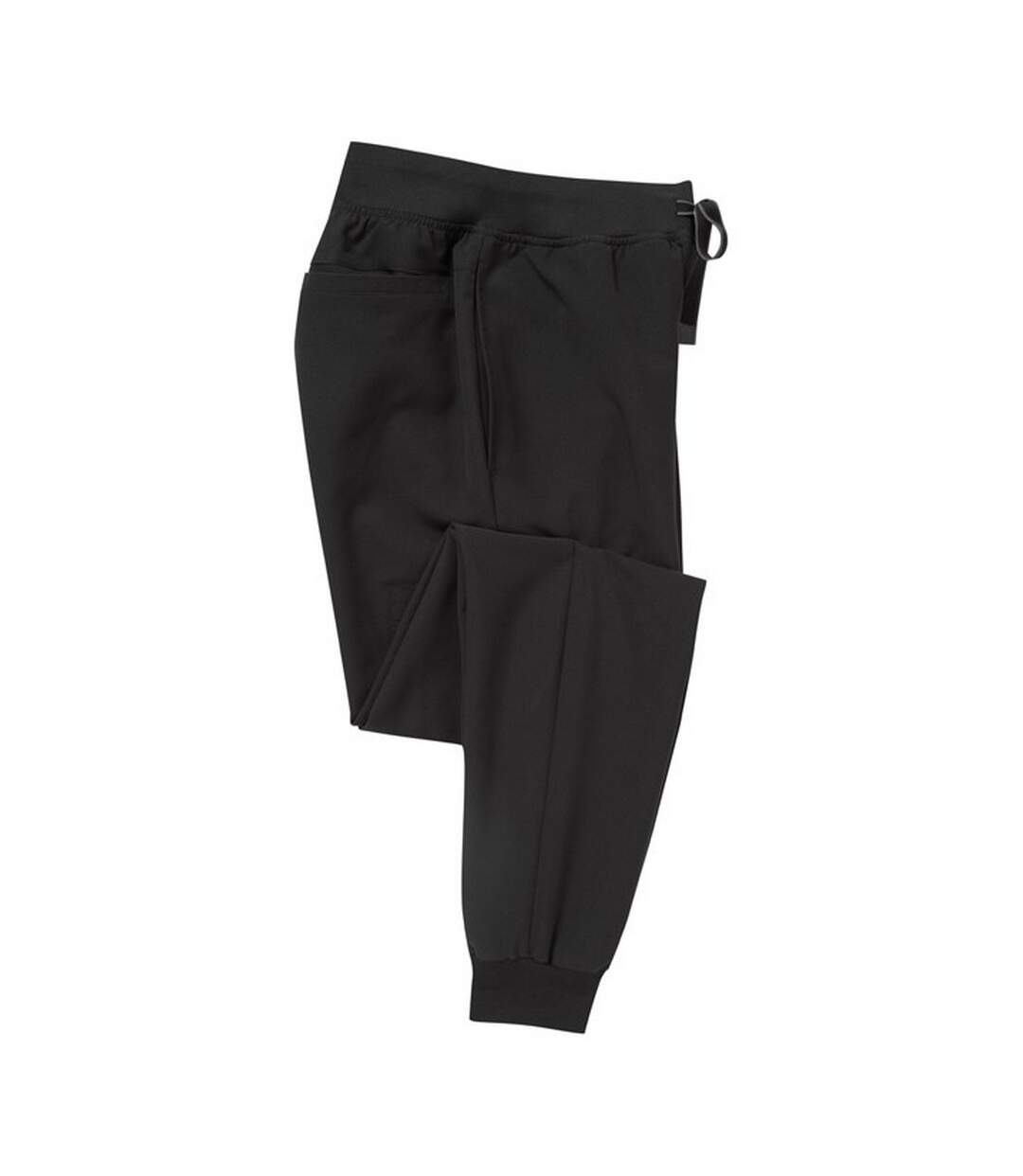 Womens/ladies Energized Stretch Jogging Bottoms Black Onna-1