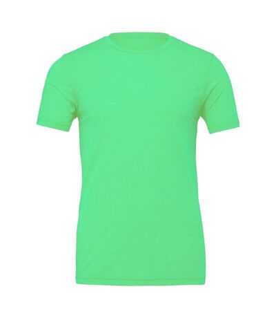 T-shirt à col rond mixte vert synthétique Bella + Canvas