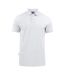 Mens Pique Polo Shirt White Projob-1