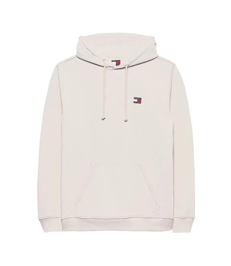 Sweat beige homme tommy hilfiger badge