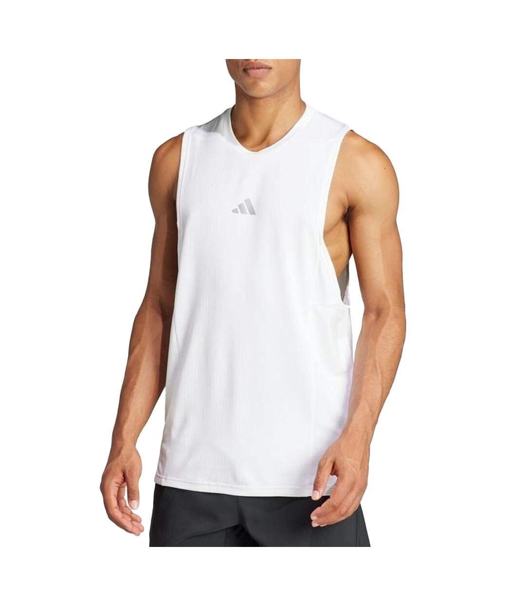 Débardeur blanc homme adidas is3709-1