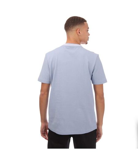 Mens Piqué T-shirt Blue Boss