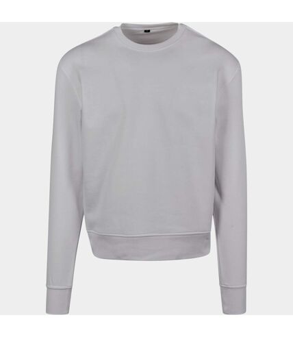 Build Your Brand Unisex Adults Premium Oversize Crew Neck Sweatshirt (White)