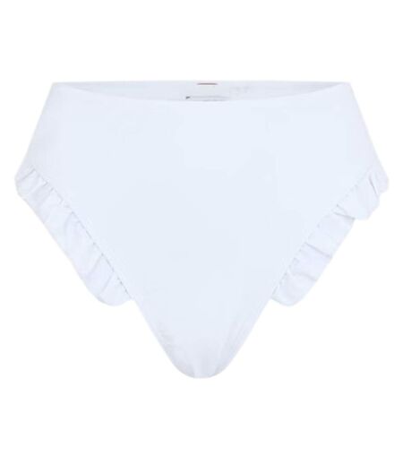 Bas De Maillot De Bain Motif/style Ruché Femme Blanc Brave Soul