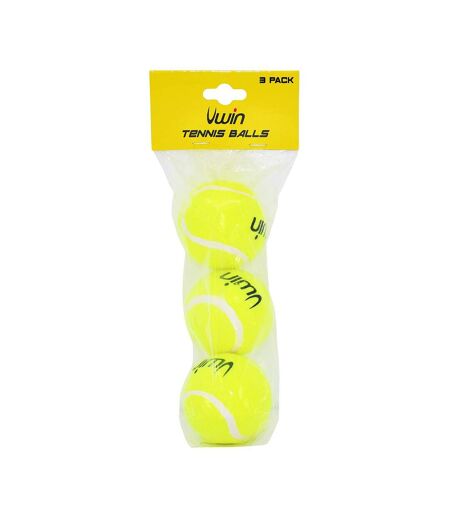 Uwin Trainer Tennis Balls (Pack of 3) (Light Green) (One Size) - UTRD1540