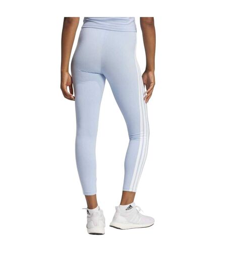 Legging Entraînement Motif/style 3 Rayures Femme Bleu Pâle Adidas
